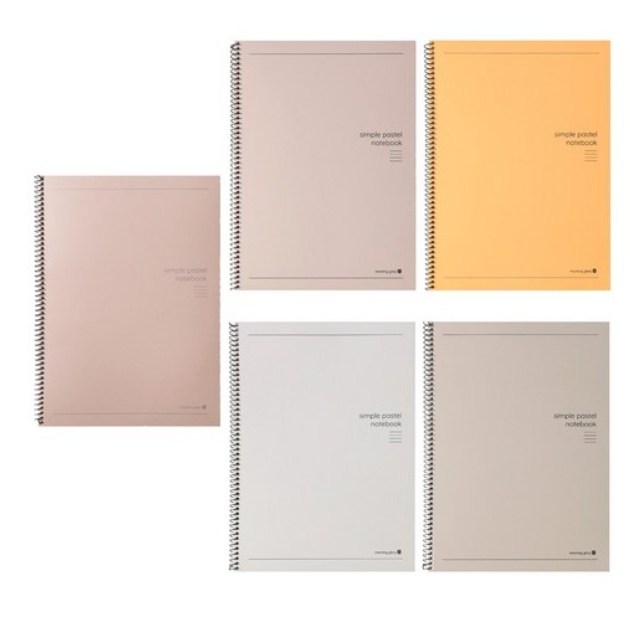 모닝글로리 원링 심플파스텔 스프링노트 10종 세트 17,970원