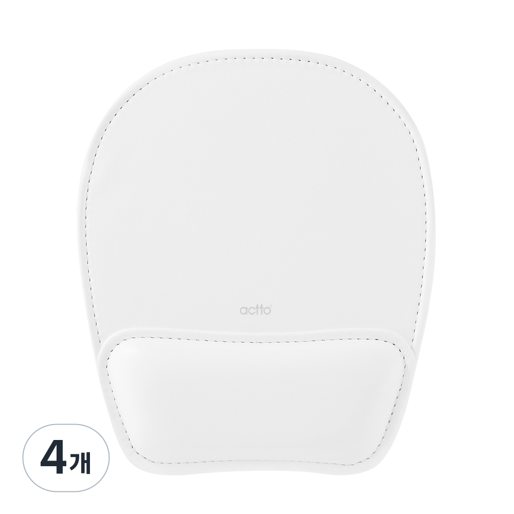 엑토 팜레스트 손목 보호 받침 마우스패드 MP-55, 화이트, 4개 43,160원