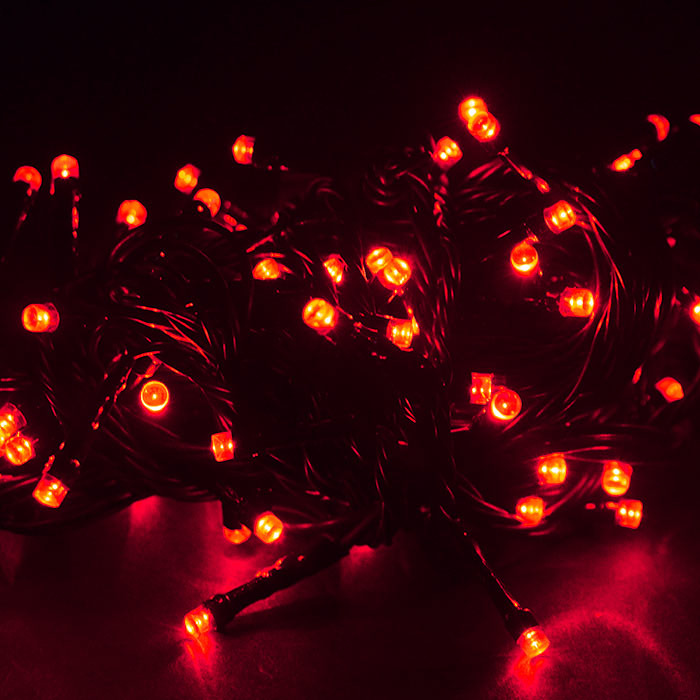 화예엘이디 DC24V LED 96구 은하수 전구_검정선 빨강색 (전원코드포함), 검정선 빨강색 9,500원