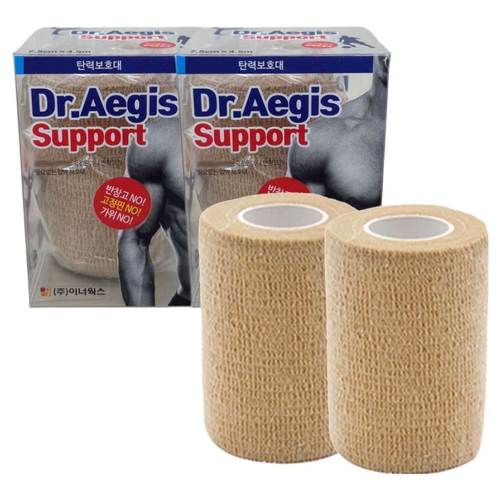 닥터이지스 탄력보호대 7.5cm x 4.5m, 2개 7,280원