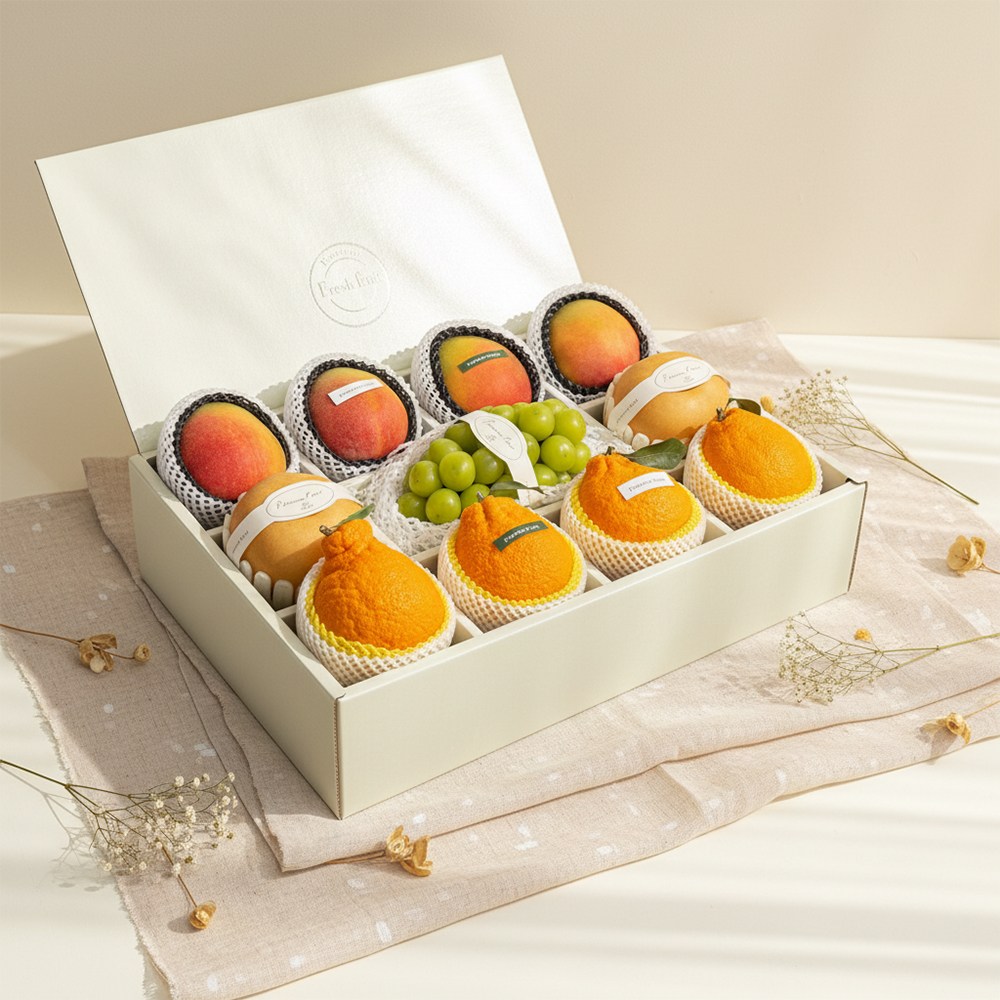 퐈퐈네 과일선물세트 9호 과일바구니 당일발송 설날 추석 명절 백화점과일 답례품 병문안 집들이 첫인사 선물 134,000원