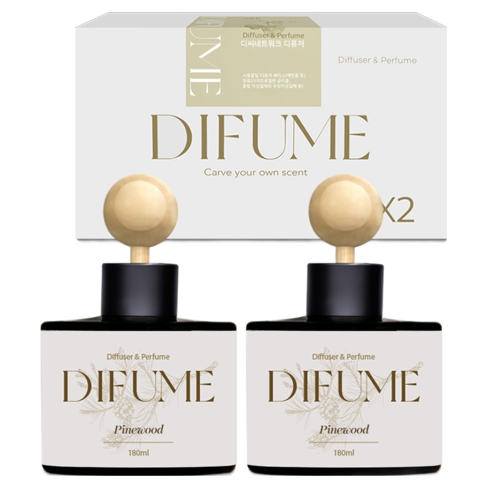 디씨네트워크 퍼퓸 대용량 차량용 방향제 디퓨저 180ml 본품 + 우드볼스틱 세트 11,800원