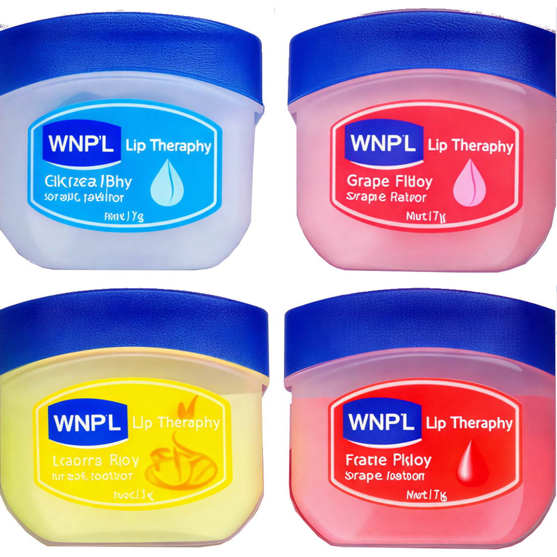 4개세트 립 마스크 세트, 깊은 보습, 무색 립스틱, 오래 지속되는 보습 립스틱 순하고 자극적이지 않은 천연립스틱, 4pcs 8,500원