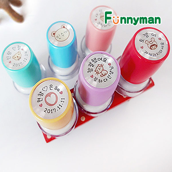 퍼니맨 S-11 원형 책도장 주문제작 스탬프 5,900원