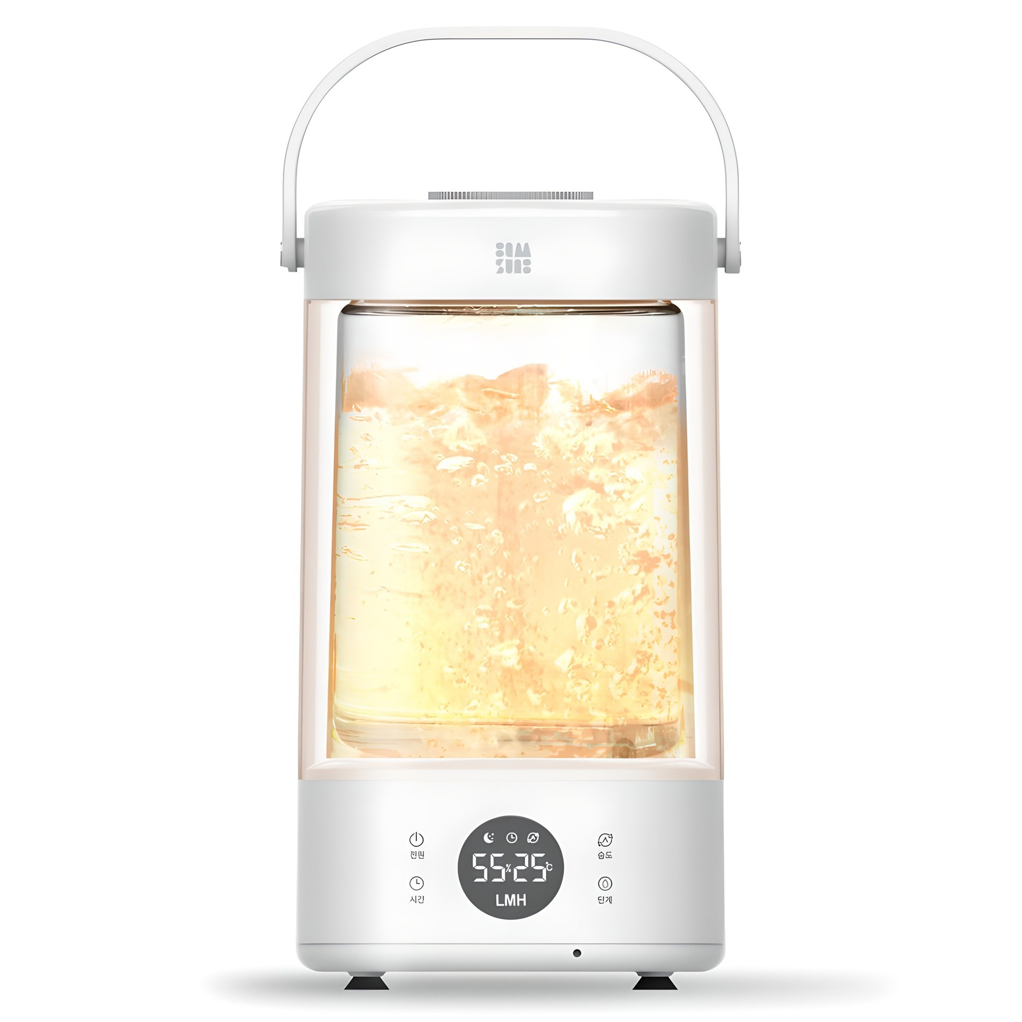 감성전자 무드등 통세척 대용량 무소음 가열식 가습기 워터캔들, GS-EH2503W, 실버화이트 129,000원
