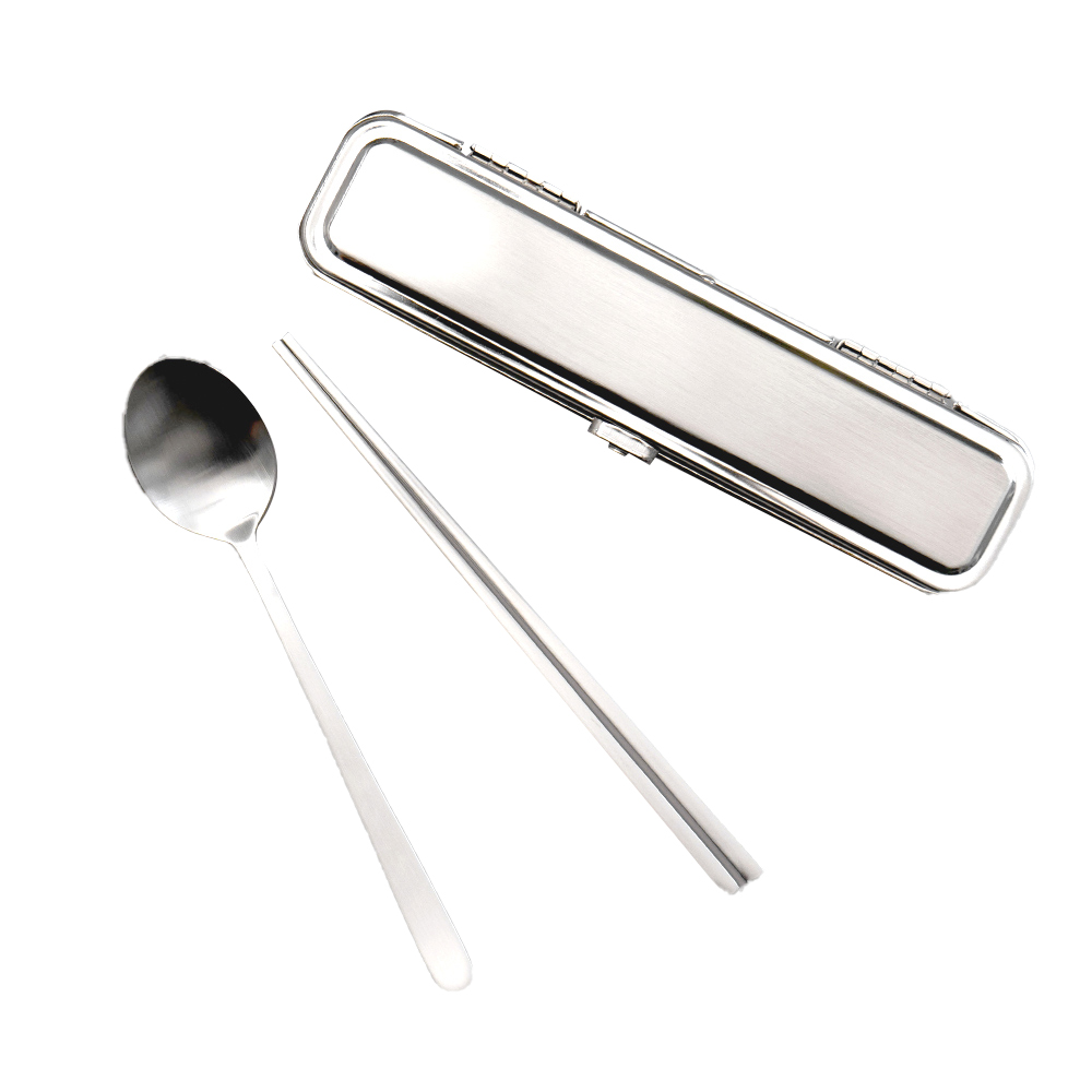 라온누리 올스텐 무소음 수저케이스 세트, 단일 색상, 수저통 + 수저 + 젓가락, 1세트 19,610원