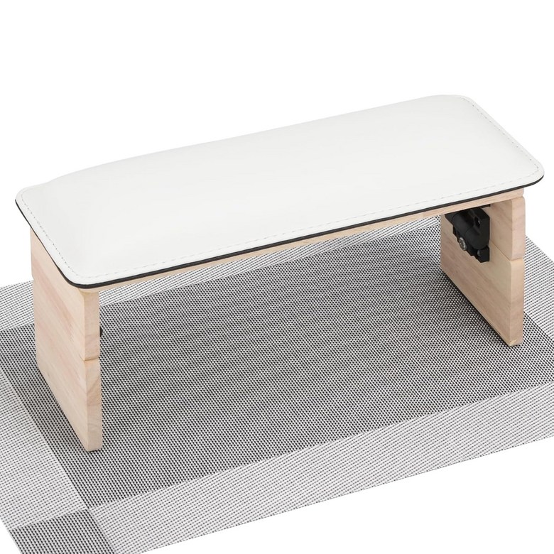 세그뷰티 조절 가능한 네일 핸드레스트 네일용 3단 접이식 나무 PU 가죽 팔걸이 PVC 테이블 매트 전문 아트 액세서리 도구를 갖춘 휴대용 매니큐어 핸드 스탠드, 1 58,930원