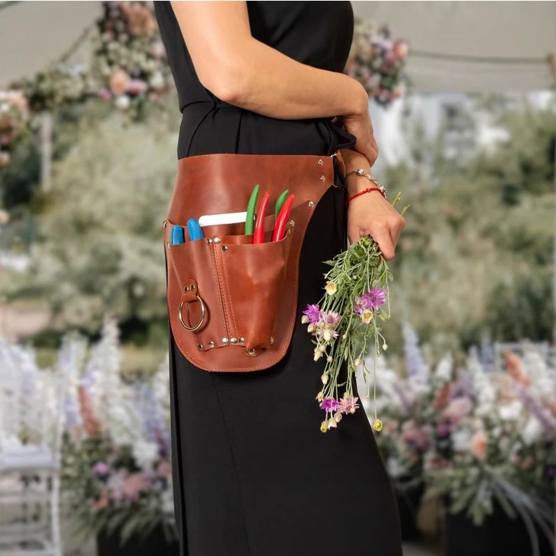 PU가죽 멀티 수납 허리 공구 파우치 미용 가위 작업 벨트 가방 27,800원