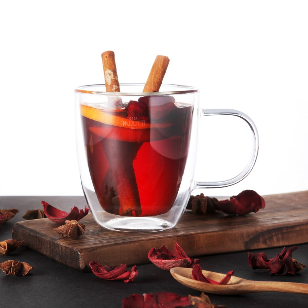 까사무띠 내열 이중유리컵 라떼머그 310ml 2p 27,300원