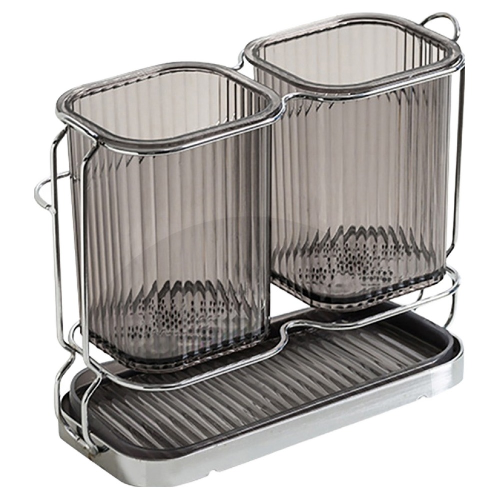 존글로벌 물빠짐 심플 2구 수저통 5,900원