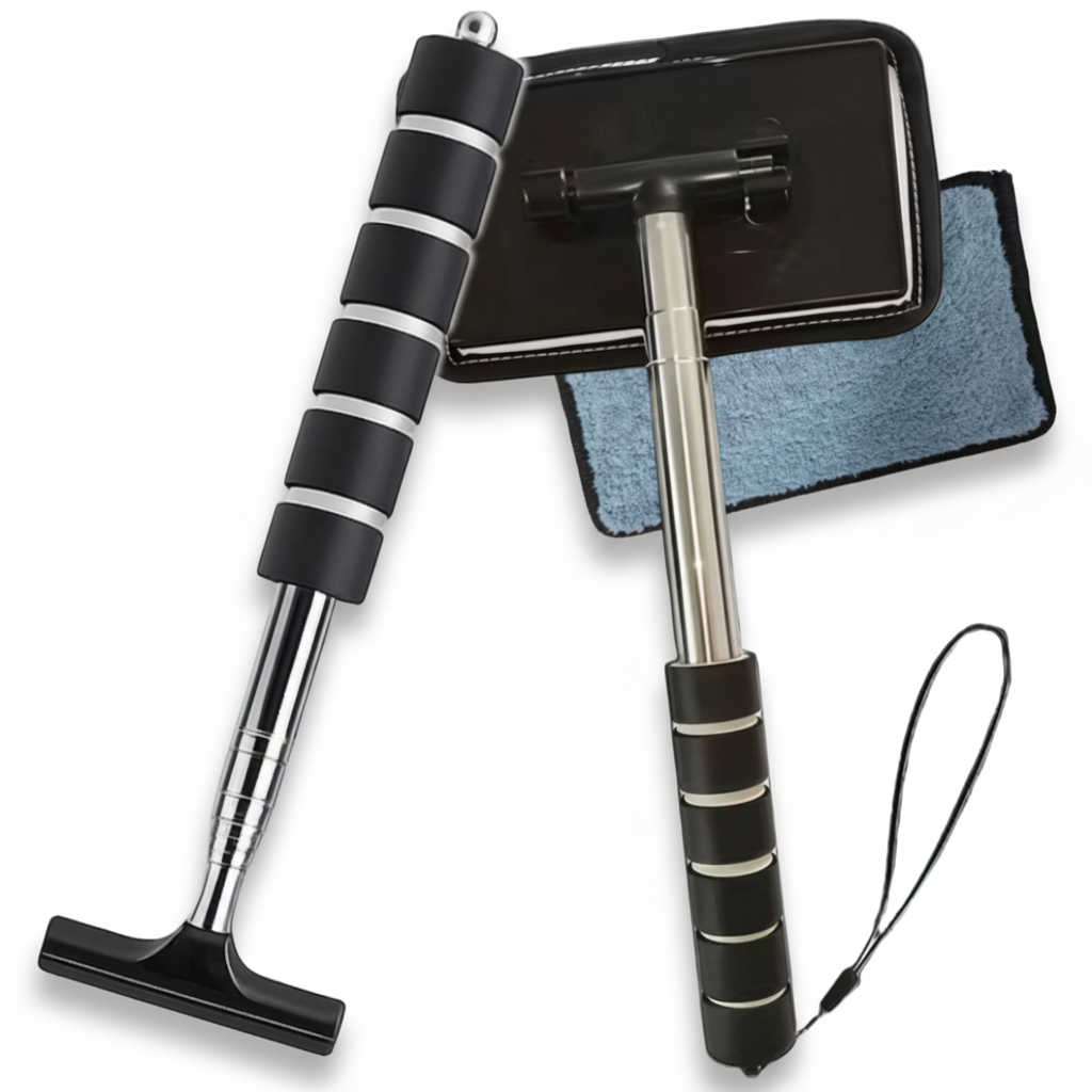 코다 차량용 물기제거 앞유리 클리너 + 사이드미러 스퀴지 1set (색상:블랙), 1세트 29,000원