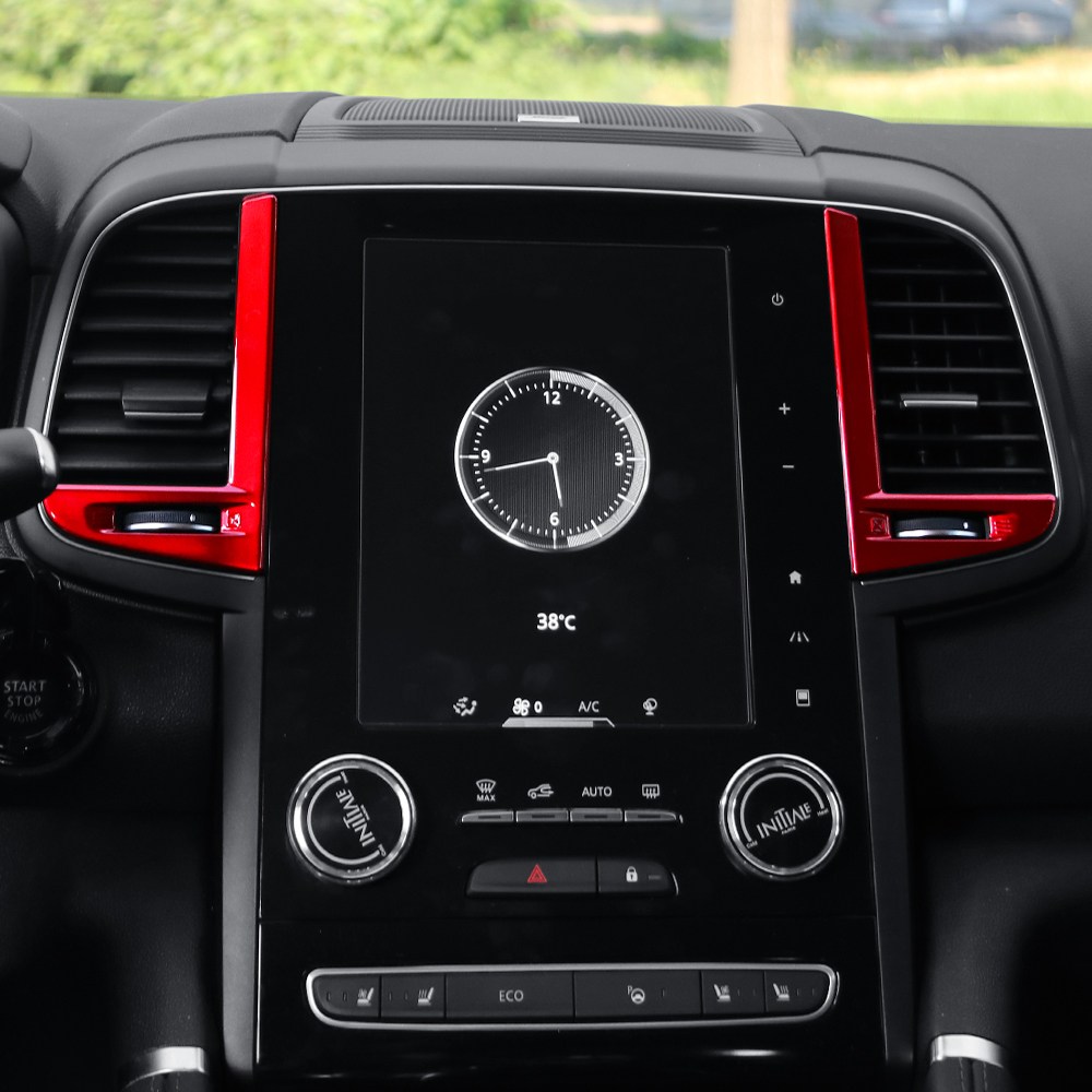 더블랙 호환 QM6 튜닝 용품 센터페시아 송풍구 커버 카본 레드 몰딩 18,500원