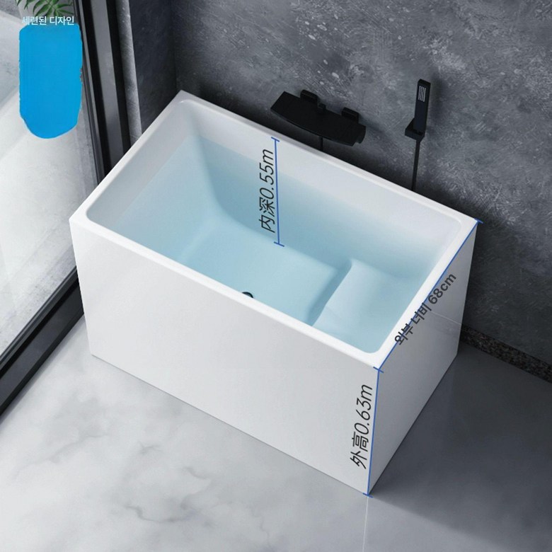 사각 욕조 아크릴 원룸 가정용 목욕 일본 반식욕 소형 794,600원