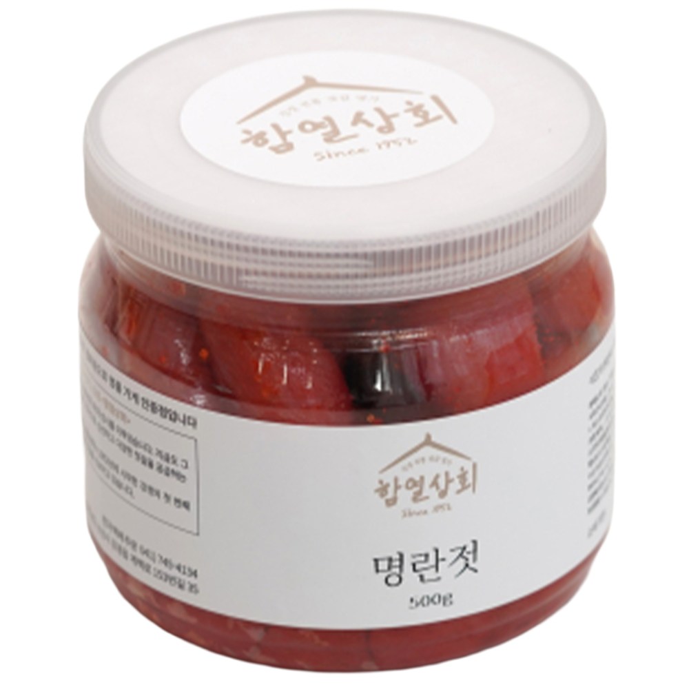강경 함열상회 프리미엄 저염 명란젓 정란 500g, 1kg 양념 젓갈 반찬, 500g, 1개 30,800원