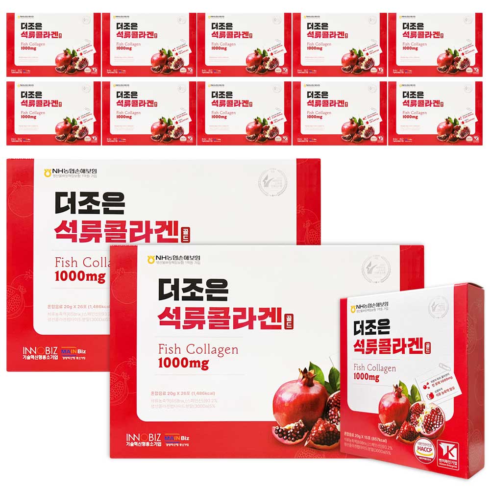 더조은 석류 콜라겐 젤리 스틱형, 520g, 12개 189,000원