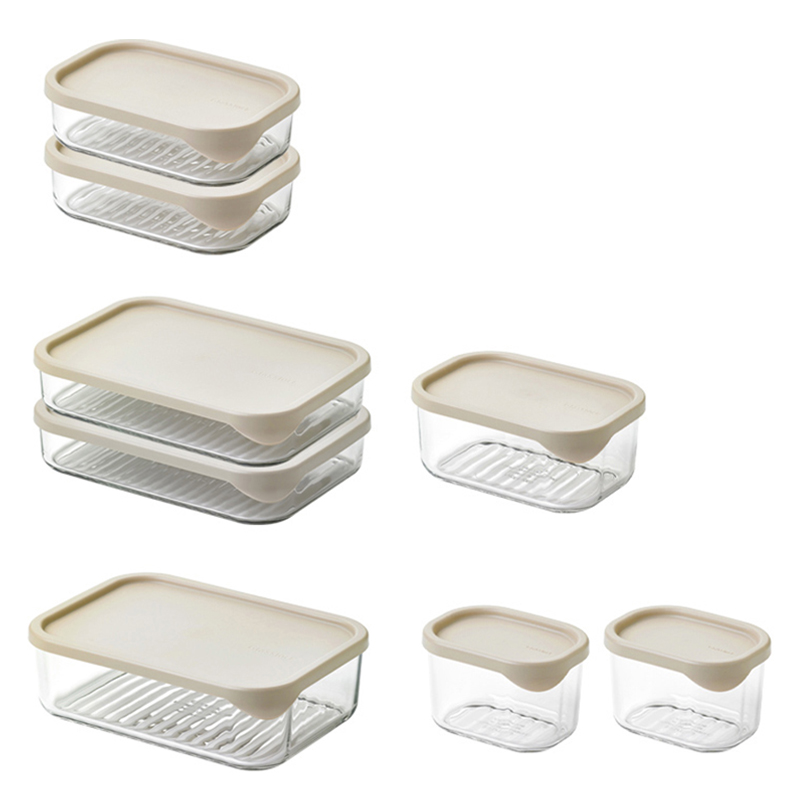 글라스락 모듈러 재료보관 유리용기 세트 300ml x 2p + 500ml x 2p + 750ml + 1200ml x 2p + 1700ml 31,740원