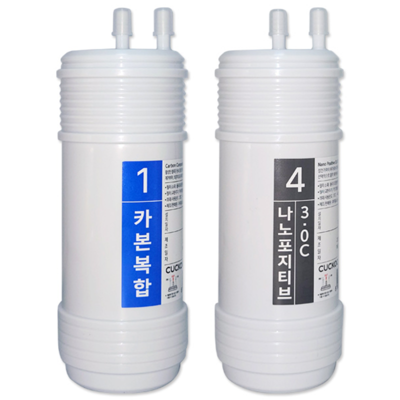 25년하반기쿠쿠정수기필터 정품세트 (메탈블럭=복합카본1개+나노포지티브1개), 1세트, CP-TS011S 96,900원