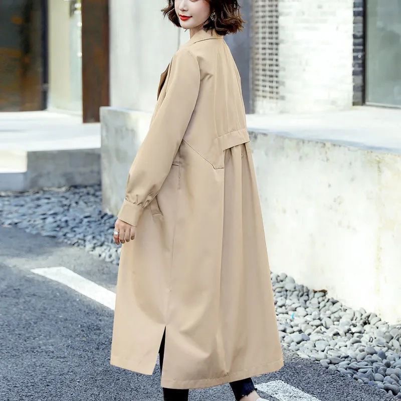 루스리더 여성 심플 롱 트렌치 코트 V33 45,000원