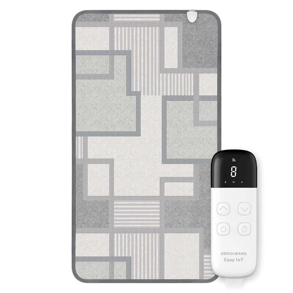 온돌왕 한일메디칼 IoT 탄소 모노륨매트 전기장판 모던그레이 CEL-170W 156,000원