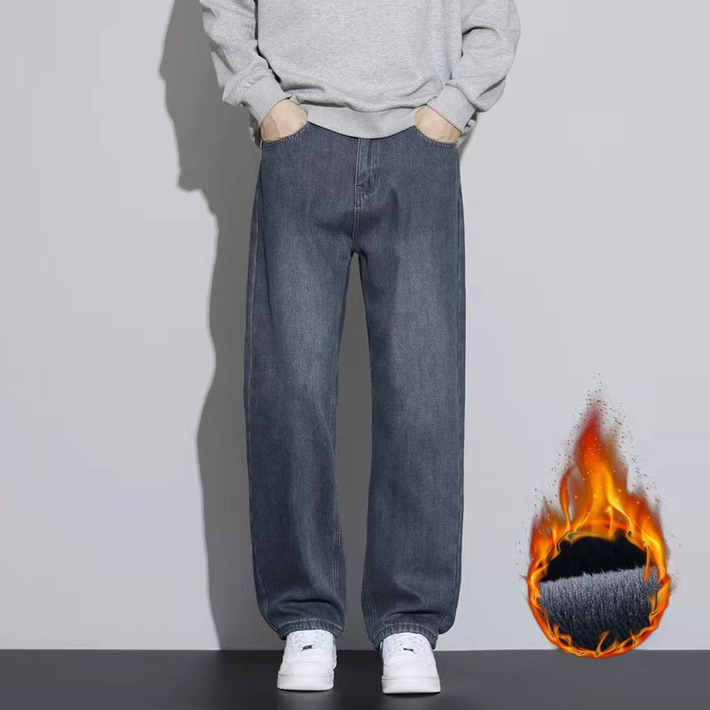 wassup 남자 청바지 캐주얼 컴포트 겨울 청바지 기모 와이드청바지 47,600원