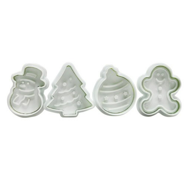 이홈베이킹 크리스마스 쿠키커터 푸쉬용 4종세트 39,800원