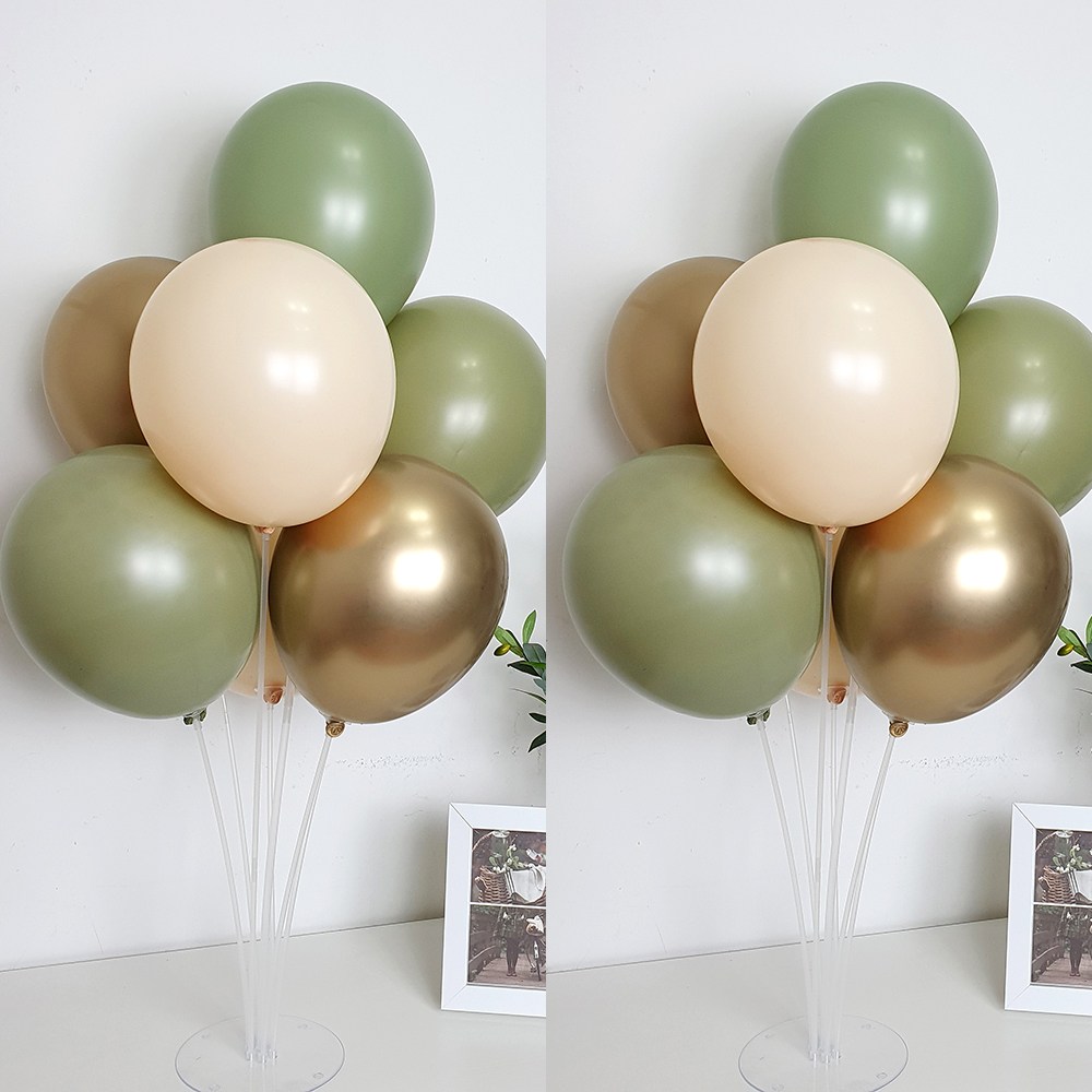 파티앤온 풍선꽂이 펄풍선 스탠드 장식 세트, 2개, 23.크롬 올리브 11,900원