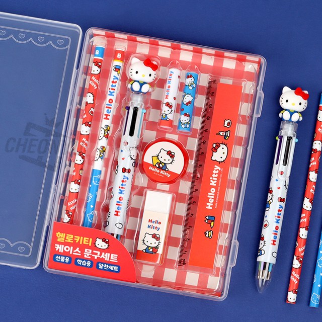 산리오 케이스문구세트 헬로키티 초등학교 학용품세트, 1개, 헬로키티 6,200원