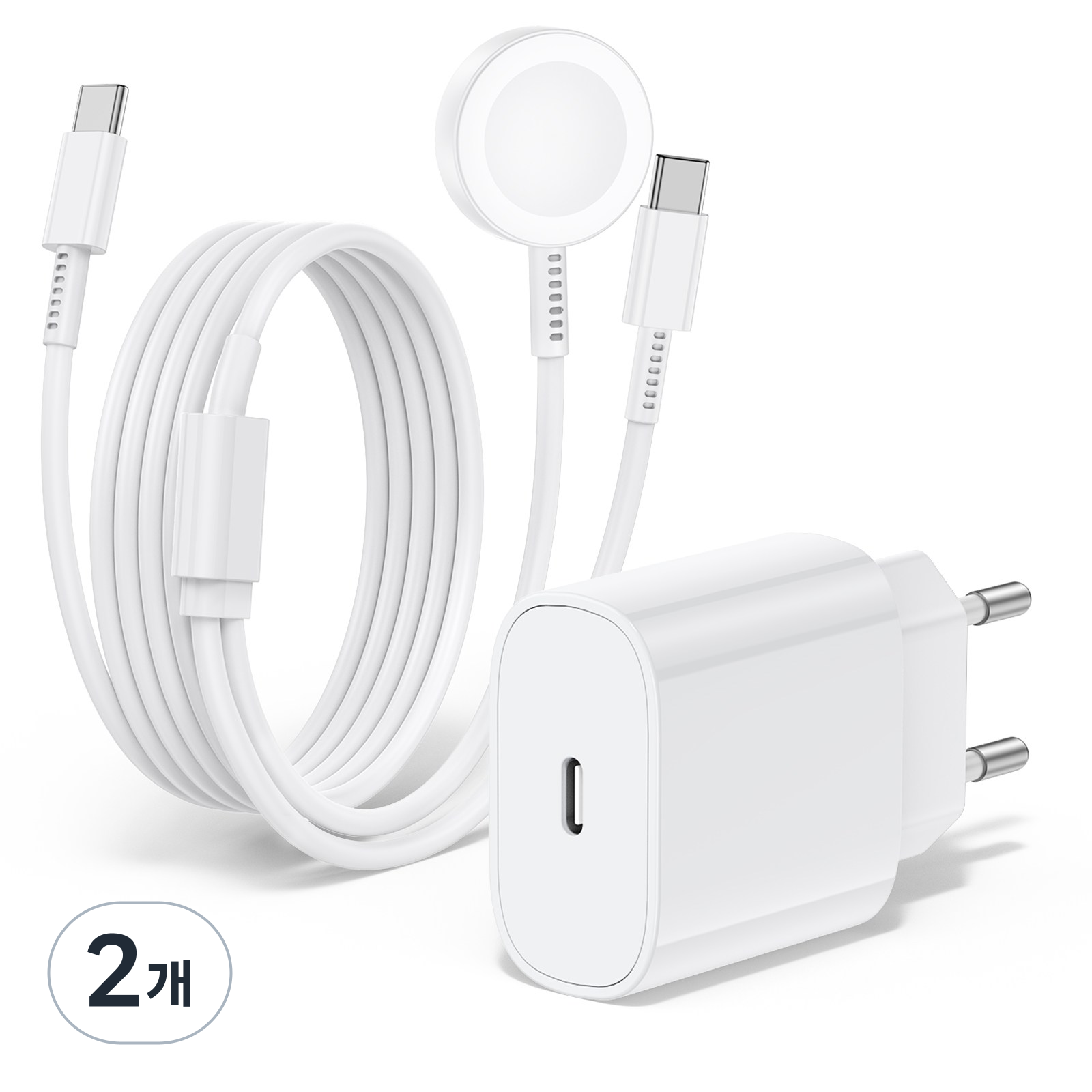 루미아코어 25W PPS PD 3.0 초고속 충전기 +갤럭시워치 호환 2in1 유무선 충전케이블 60W 180cm 29,800원