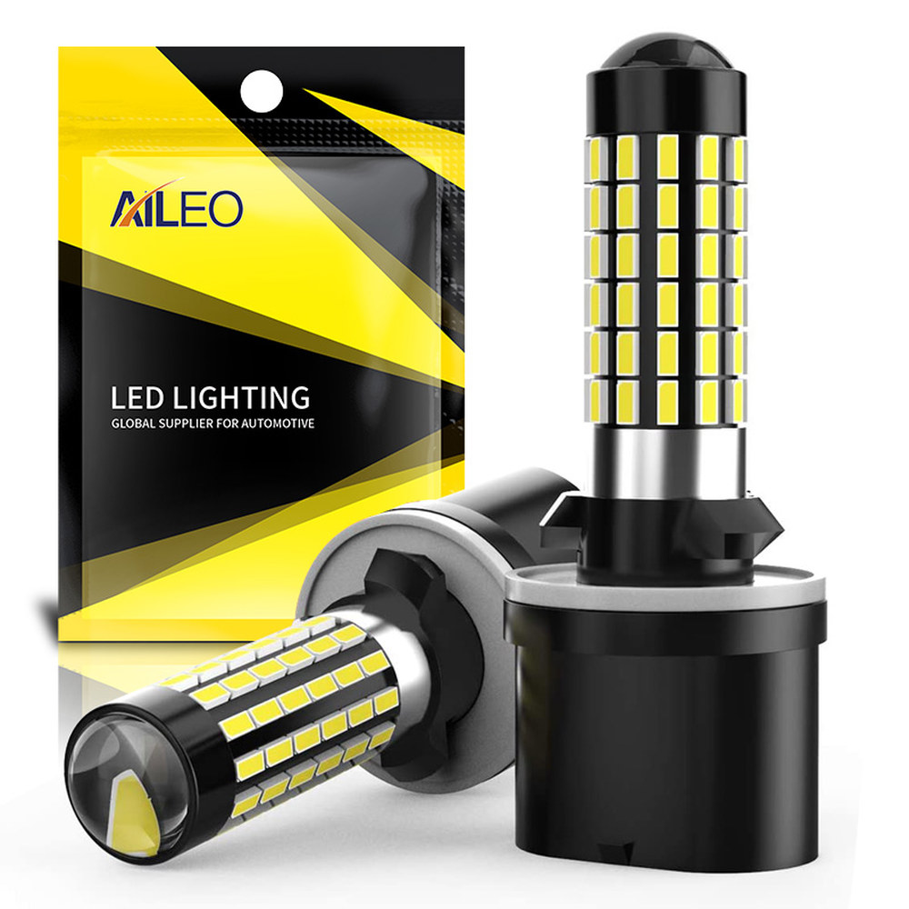 AILEO-H27W/2 H27W/1 881 880 894 886 889 896 H27 LED 자동차 안개등 전구, 898 78SMD 슈퍼 브라이트 3014 K 6000 루멘 20,500원