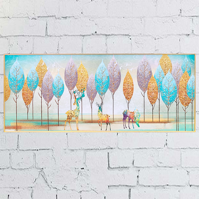 거실 사무실 알루미늄 비즈 액자 60x150 낙엽 화이트 216,000원