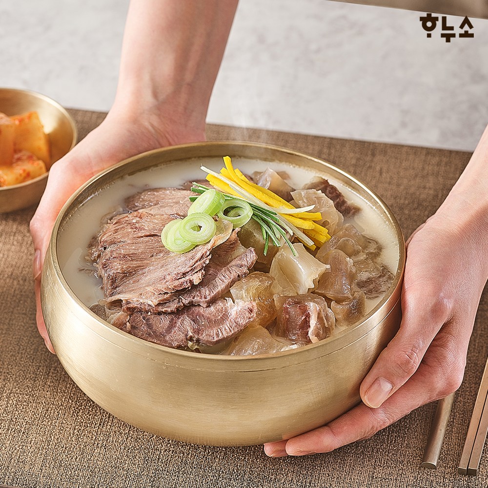 하누소 한우사골 보양곰탕 3팩/ 5팩/ 8팩/ 10팩, 5개, 700g 46,900원