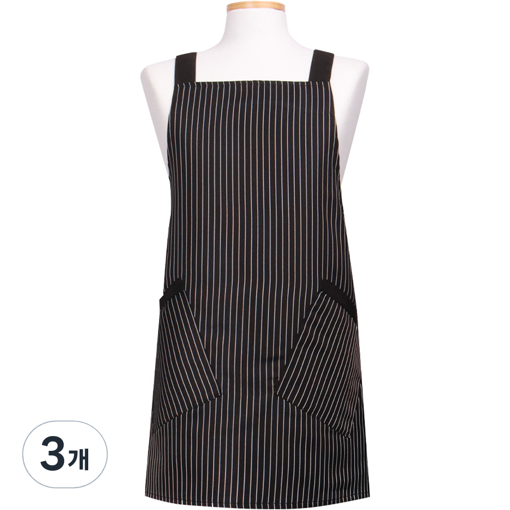 로사홈 스트라이프 엑스자 앞치마 벨크로 L 32,130원