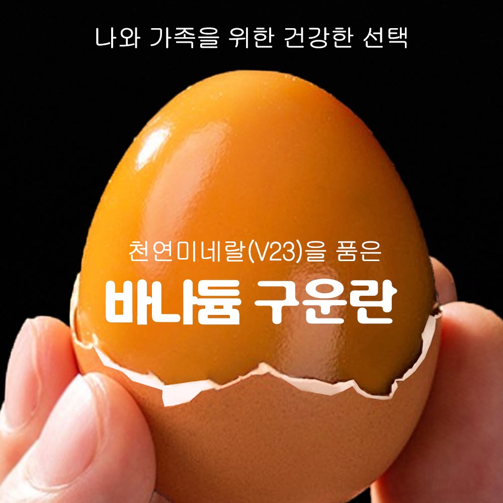 바나듐 쫄깃한 촉촉한 맥반석 난각번호2번 무항생제 동물복지 군계란 구운란 구운계란 유정란 파손보상 파손보장 특란 훈제란 24,900원