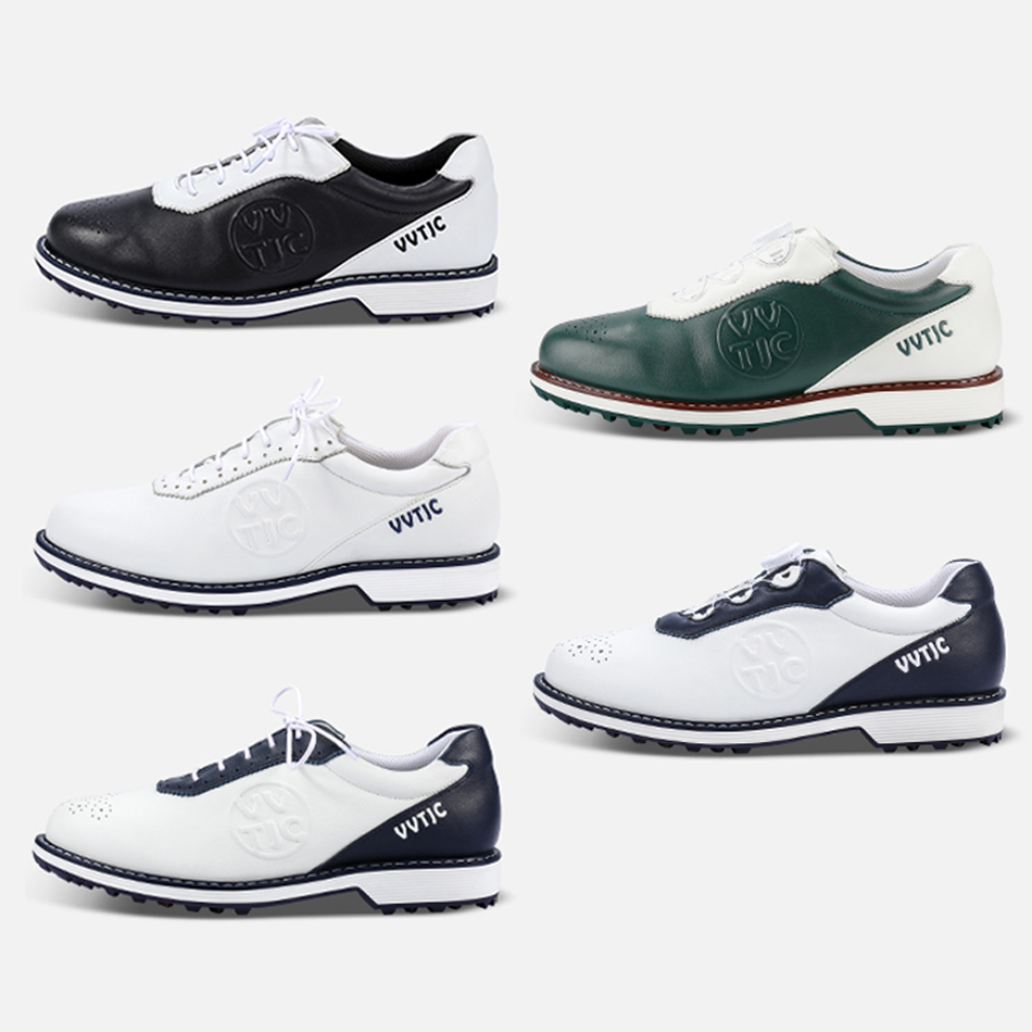 VVTJC 남성 원터치 다이얼 소가죽 발편한 골프화 149,000원