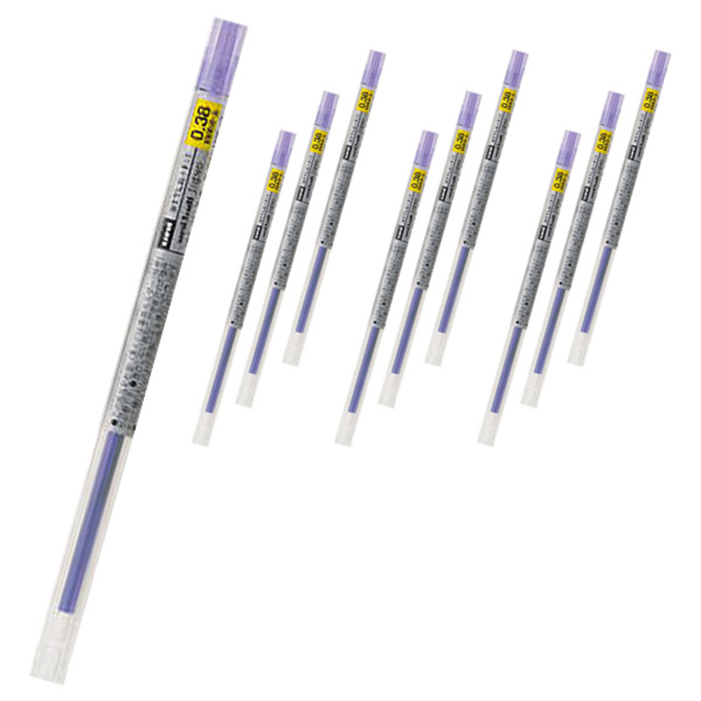 스타일핏 유니볼 시그노 젤잉크 리필심 UMR-109 0.38mm, 바이올렛, 10개 8,830원