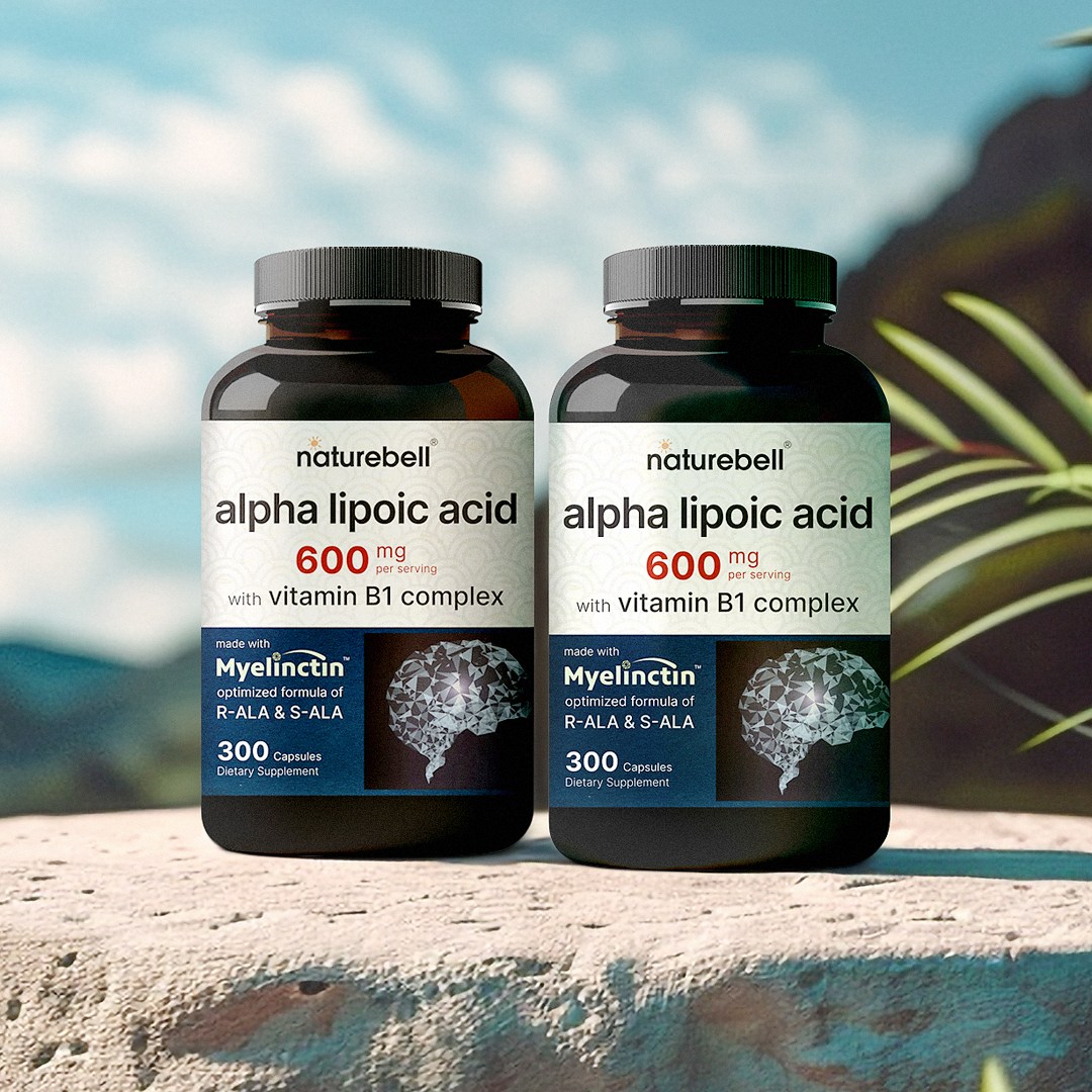 네이처벨 알파리포산 비타민B1 복합체 4in1 R-ALA/S-ALA 티아민 벤포티아민, 2개, 300정 105,800원