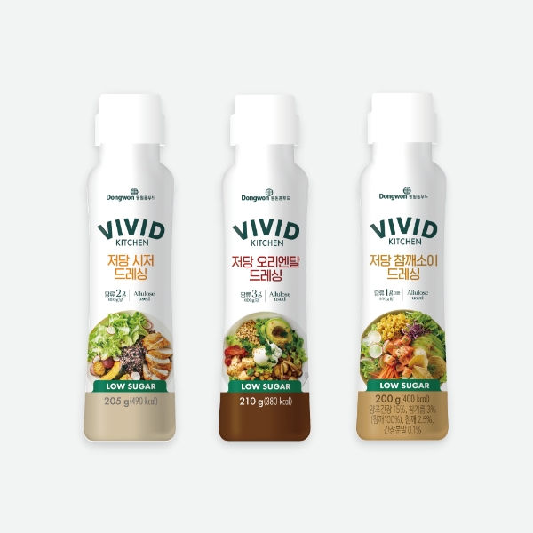 비비드키친 저당 시저드레싱 +저당 오리엔탈드레싱 +저당 참깨소이드레싱 12,540원