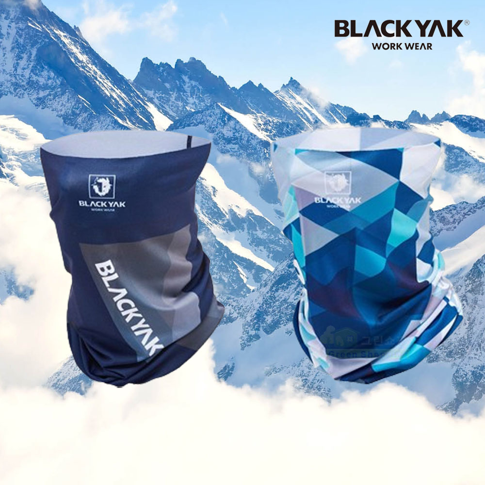 블랙야크 아이스 멀티넥 스카프 남녀공용 멀티 두건 냉감 아이스필 가공 (블루/네이비) 8,380원