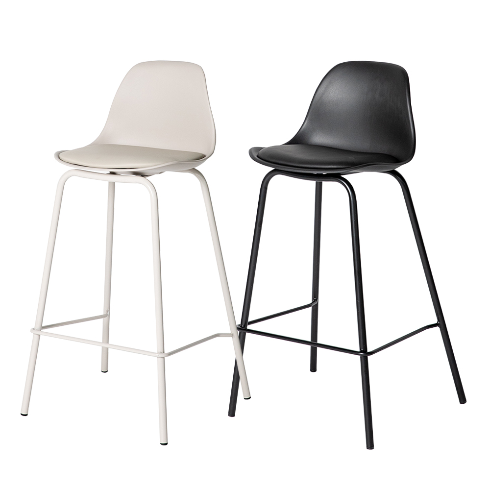 체리브 이지바텐 1+1 아일랜드식탁의자 바텐 바의자 홈바 식탁 높은의자 65cm, (67.5cm)블랙+베이지, 1개 76,000원