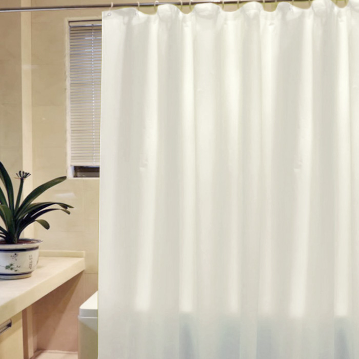든든스토어 PEVA 욕실 샤워커튼 무지화이트 180cm 커튼고리 포함, 1개 7,900원