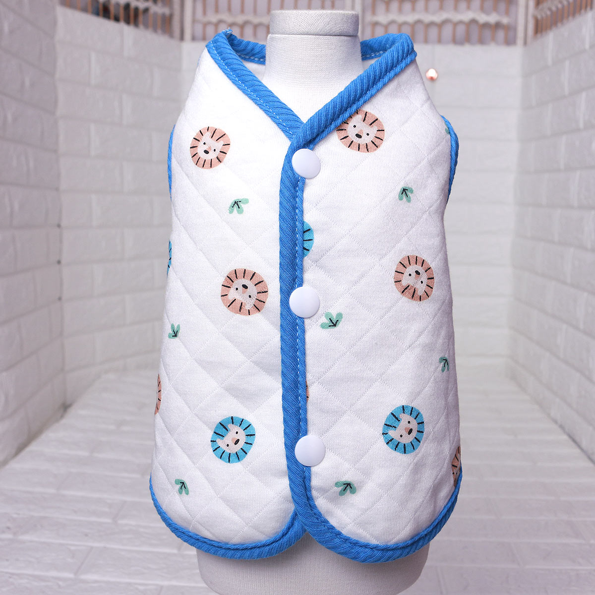 해피앤퍼피 강아지옷 오가닉조끼 강아지조끼 49,900원