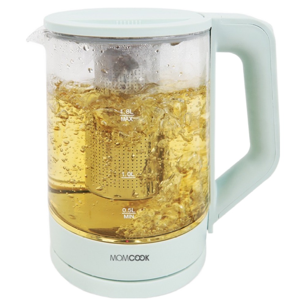 맘쿡 유리 전기 티포트 1.8L, DMK-018G(블루) 17,290원