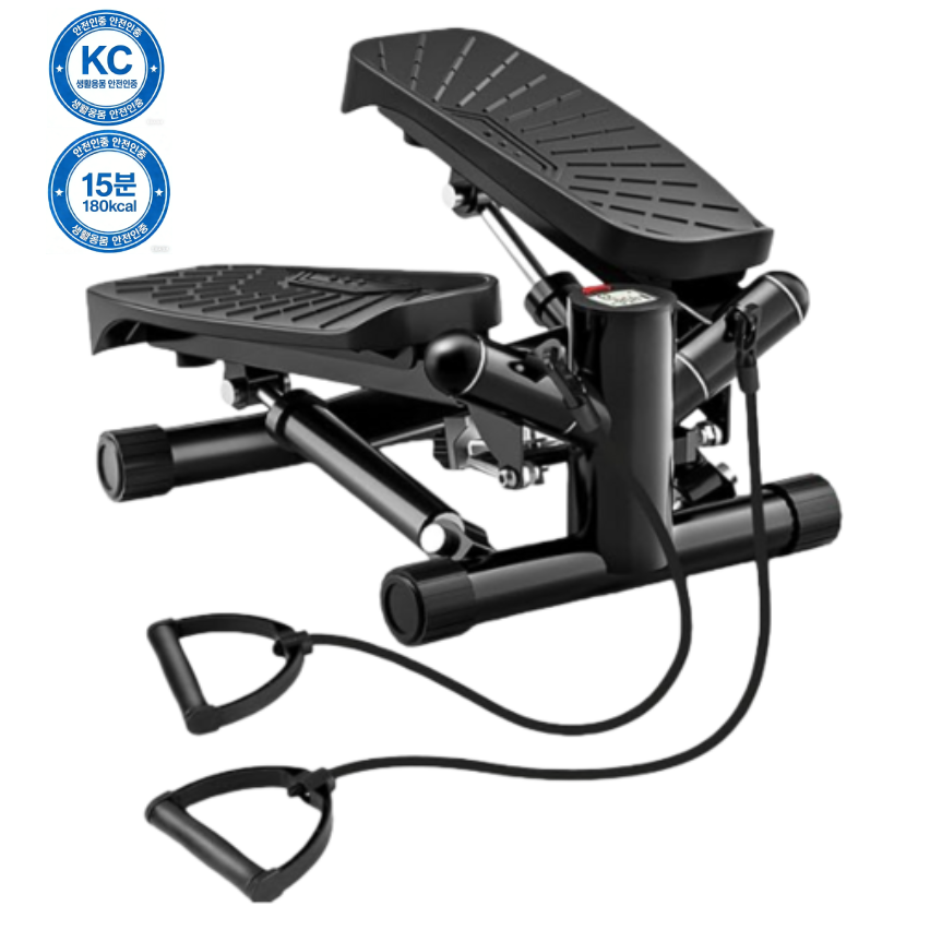 야간운동OK 저소음 듀얼유압 스텝퍼 | 초보자, LED 카운터, 120kg 하중, 보폭 조절 기능, 홈트 하체 운동, 다이어트 스텝퍼 50,240원