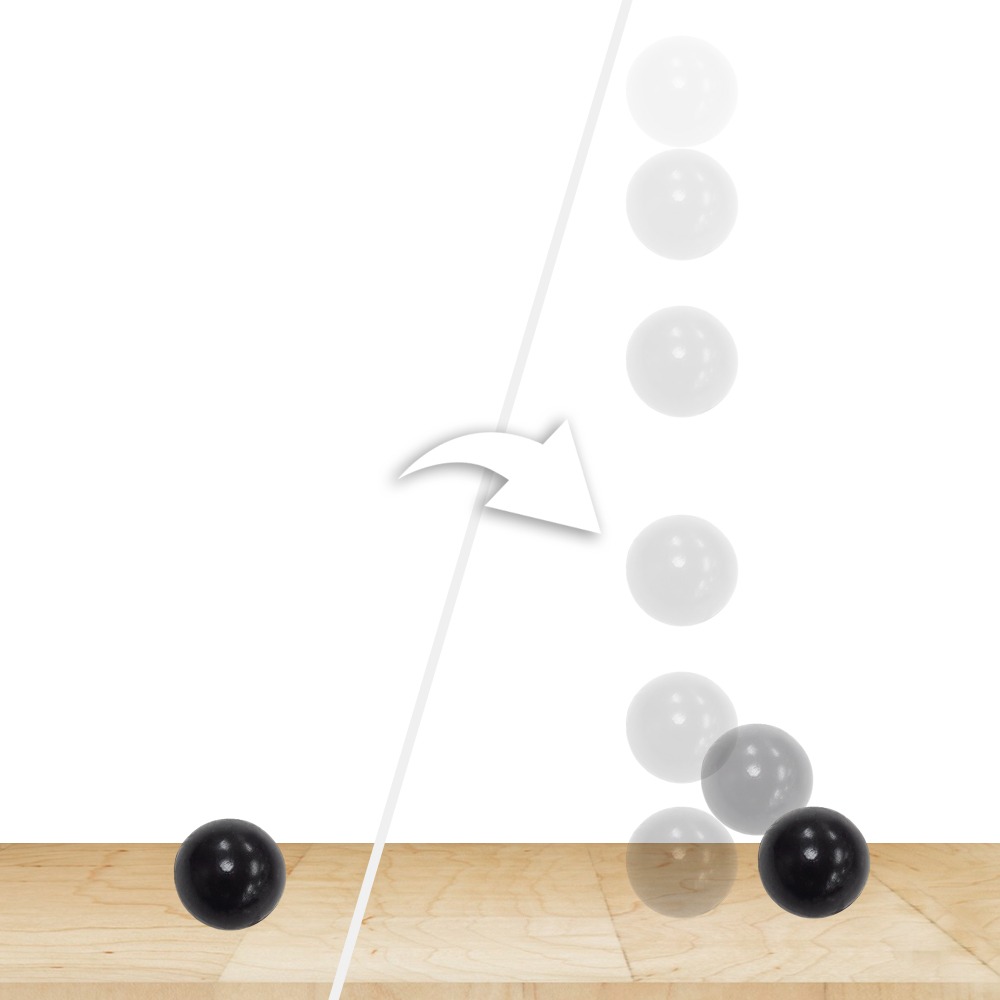 JL매직 공이 마술사의 손에서만 튕기는 신기하고 간단한 마술 점핑노점핑볼, 1세트 5,000원