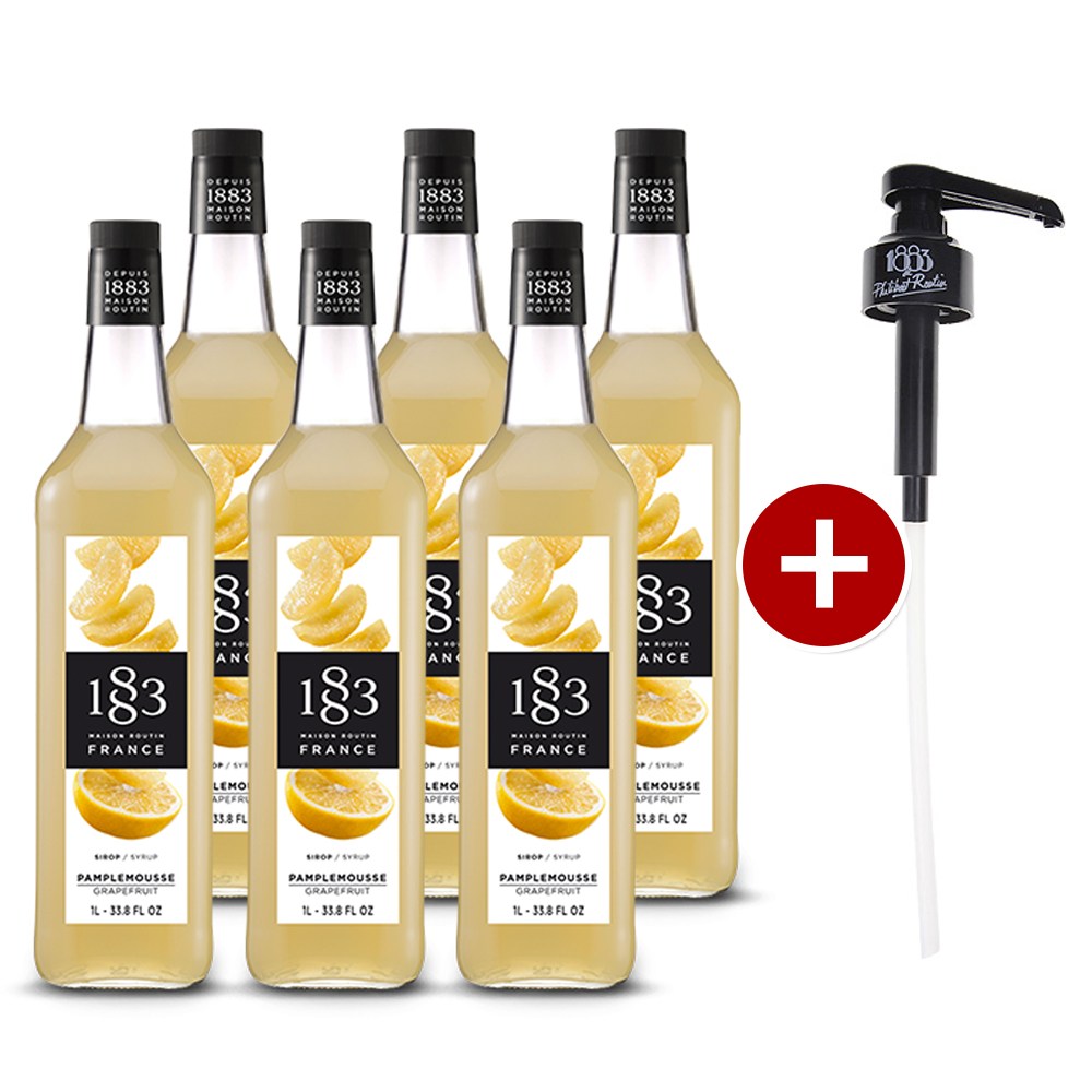 1883 자몽시럽 1000ml (6병구매시 1883시럽펌프 증정) 106,000원