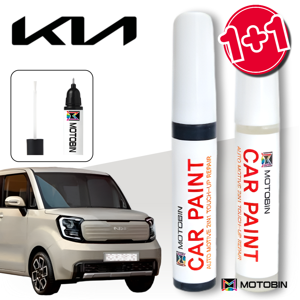 1+1 기아 더뉴레이 레이 레이EV 붓펜 페인트 도색 자동차 투명 세트, ABB 앨리스블루 +투명, 1세트 13,900원