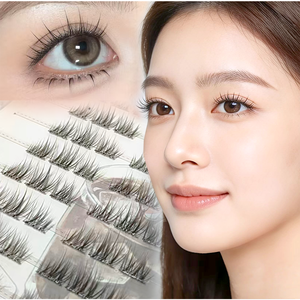 MIYA iced american 가벼움 무감각 착용감 자연 데일리 메이크업 인조 속눈썹, 1개, 짙은 갈색 12,000원