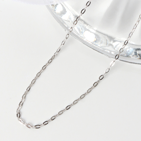 전체 14K 금 얇은 모줄 화이트골드 목걸이 159,880원