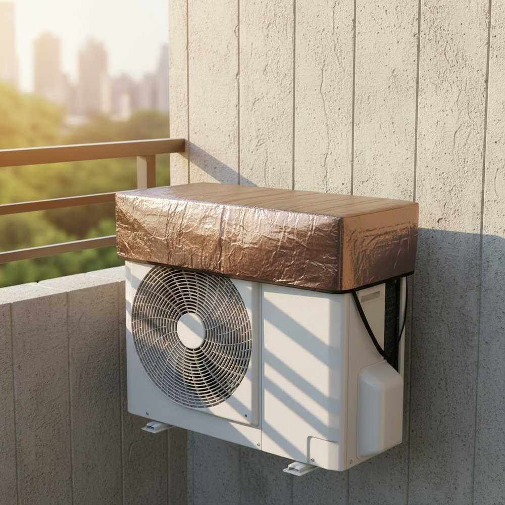 열차단 에어컨 실외기커버 절전 차광막 실외기덮개 스탠드 벽걸이 겸용 19,820원