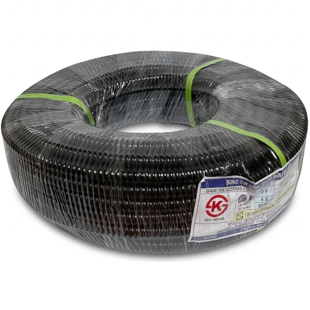 성진기업 방수후렉시블 전선관 GW 16MM 검정 직접생산 주름관, 1개 23,900원